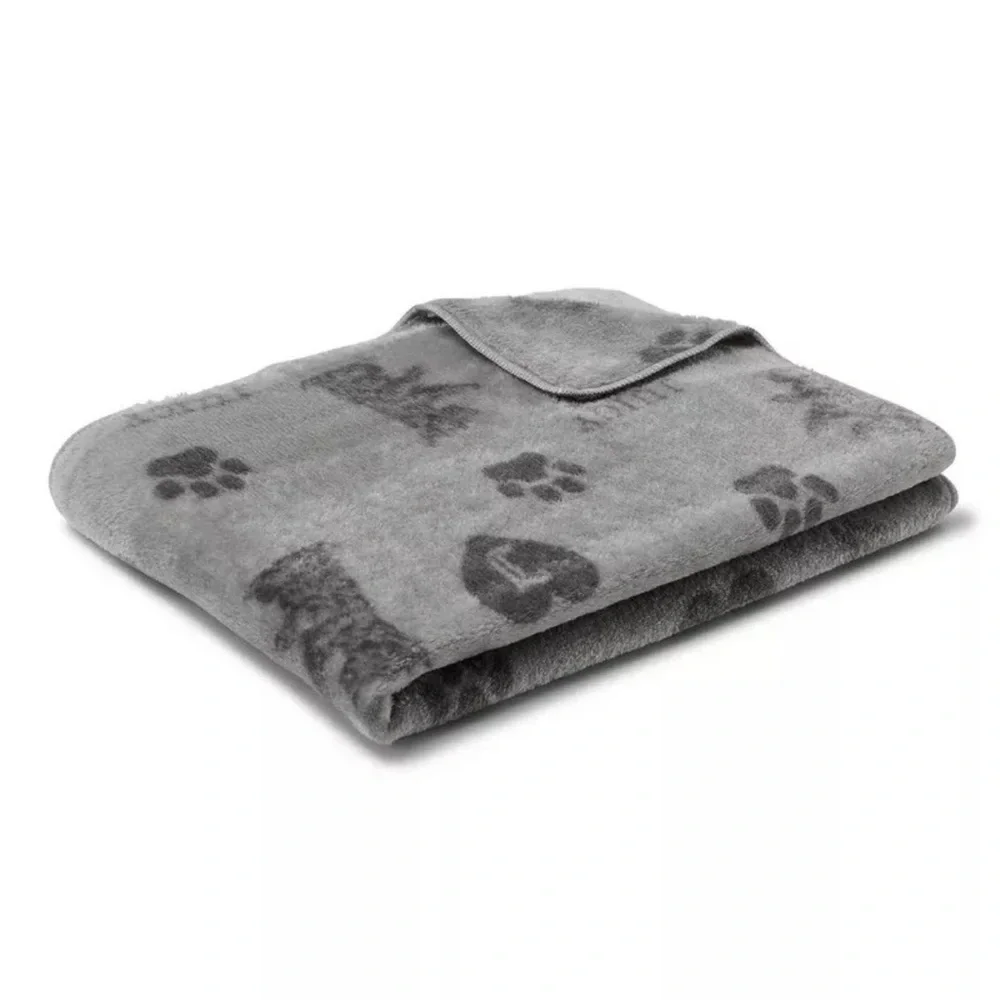 🎉HP🎉Juicy Couture Logo Scottie Plush Microfiber PetBlanket 27.5'×44